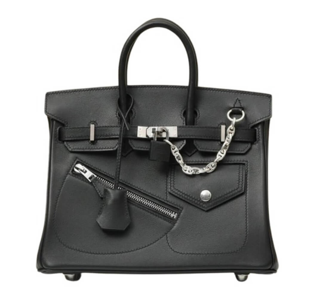 Hermès Birkin25 ROCK Black Volupto Leather&Palladium Hardware