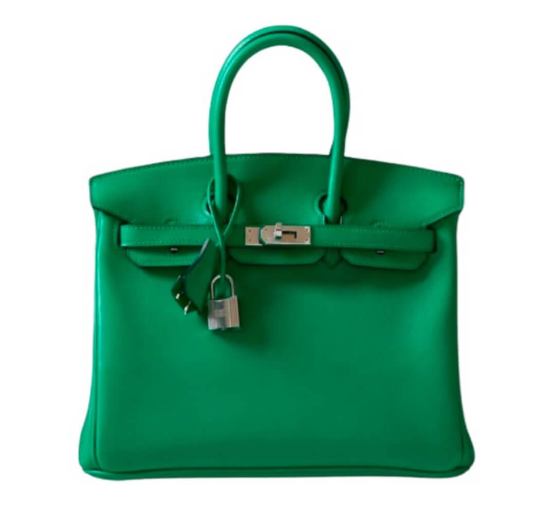 Hermès Birkin25 Vert Menthe Swift&Palladium Hardware
