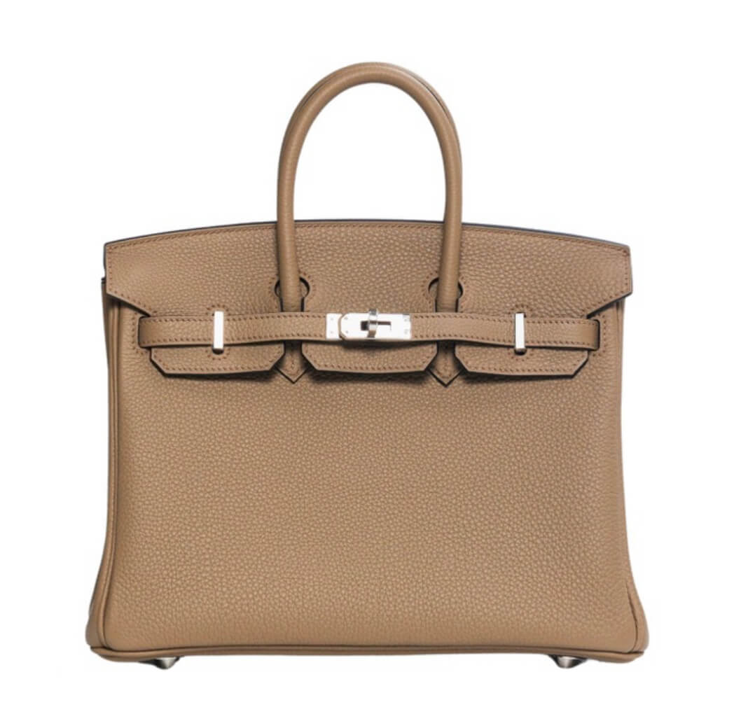 Hermès Birkin25 Etoupe Togo&Palladium Hardware