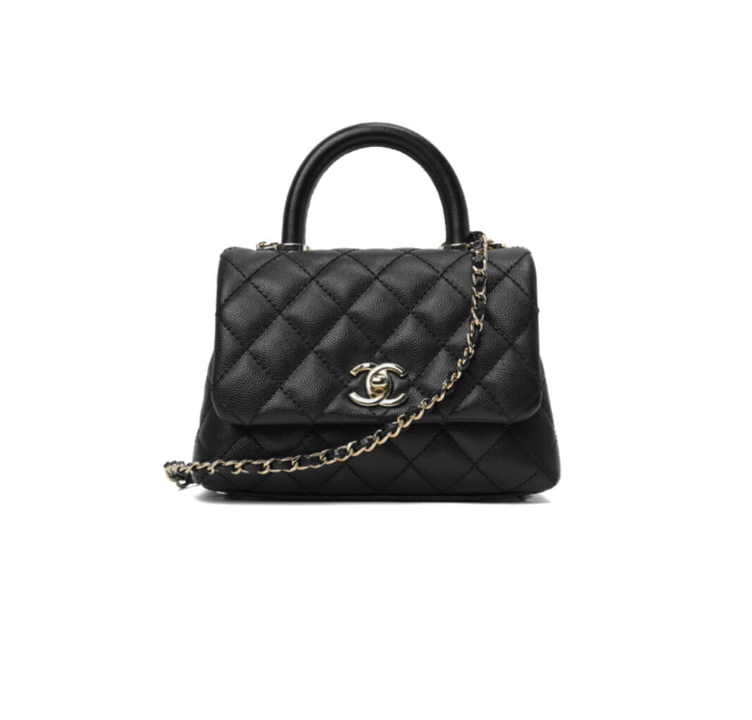 Chanel Black Cambon Ligne Shoulder Bag