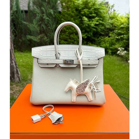  Hermes Birkin 25 Touch Vert Fizz 