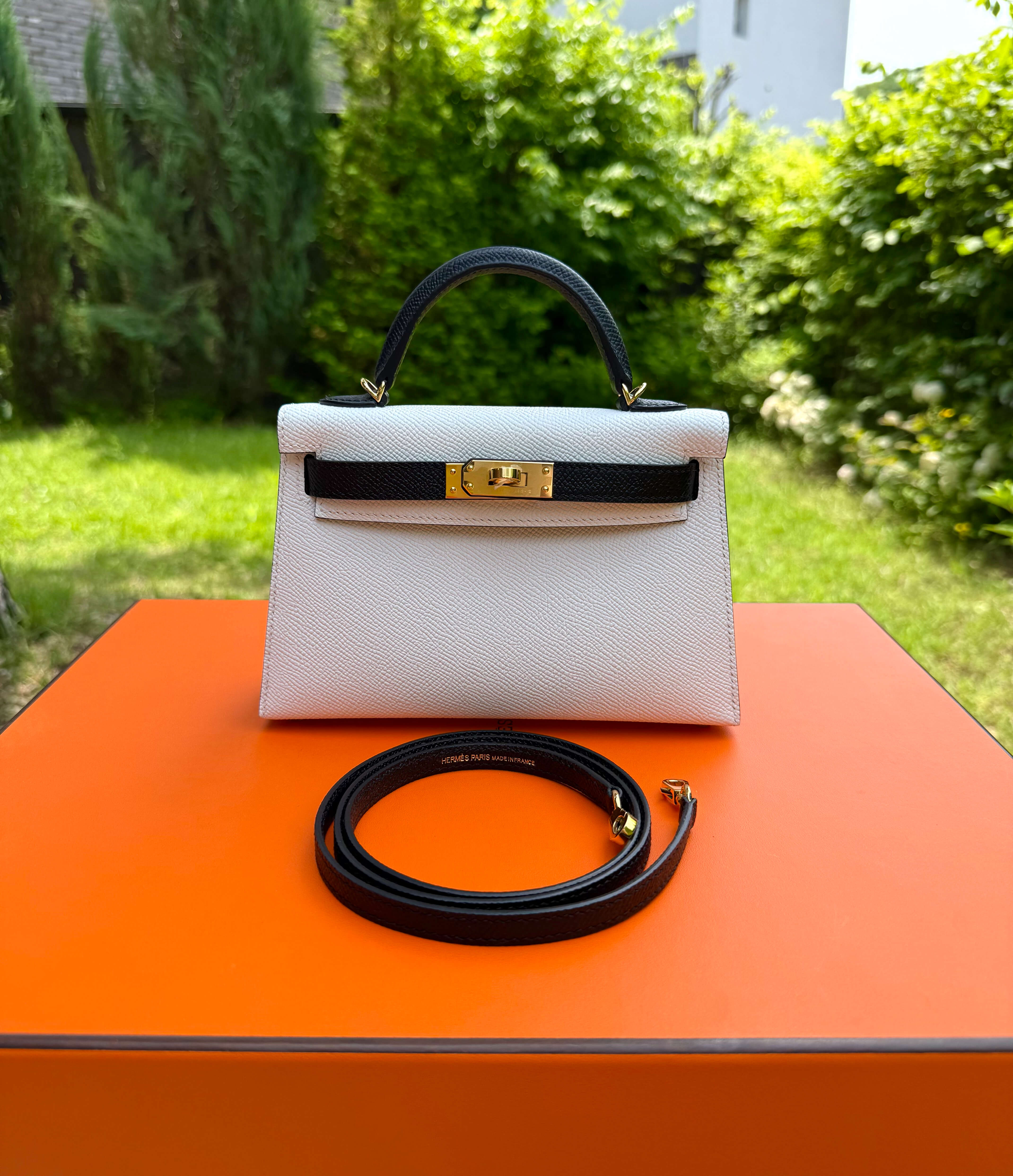 Hermes Mini Kelly Epsom 2tone