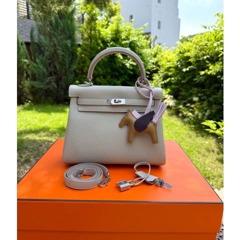 Hermes Kelly 25 Togo Beton