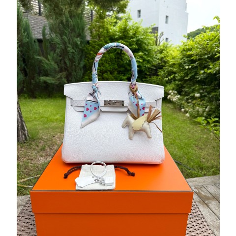 Hermes Birkin 30 Togo New White 