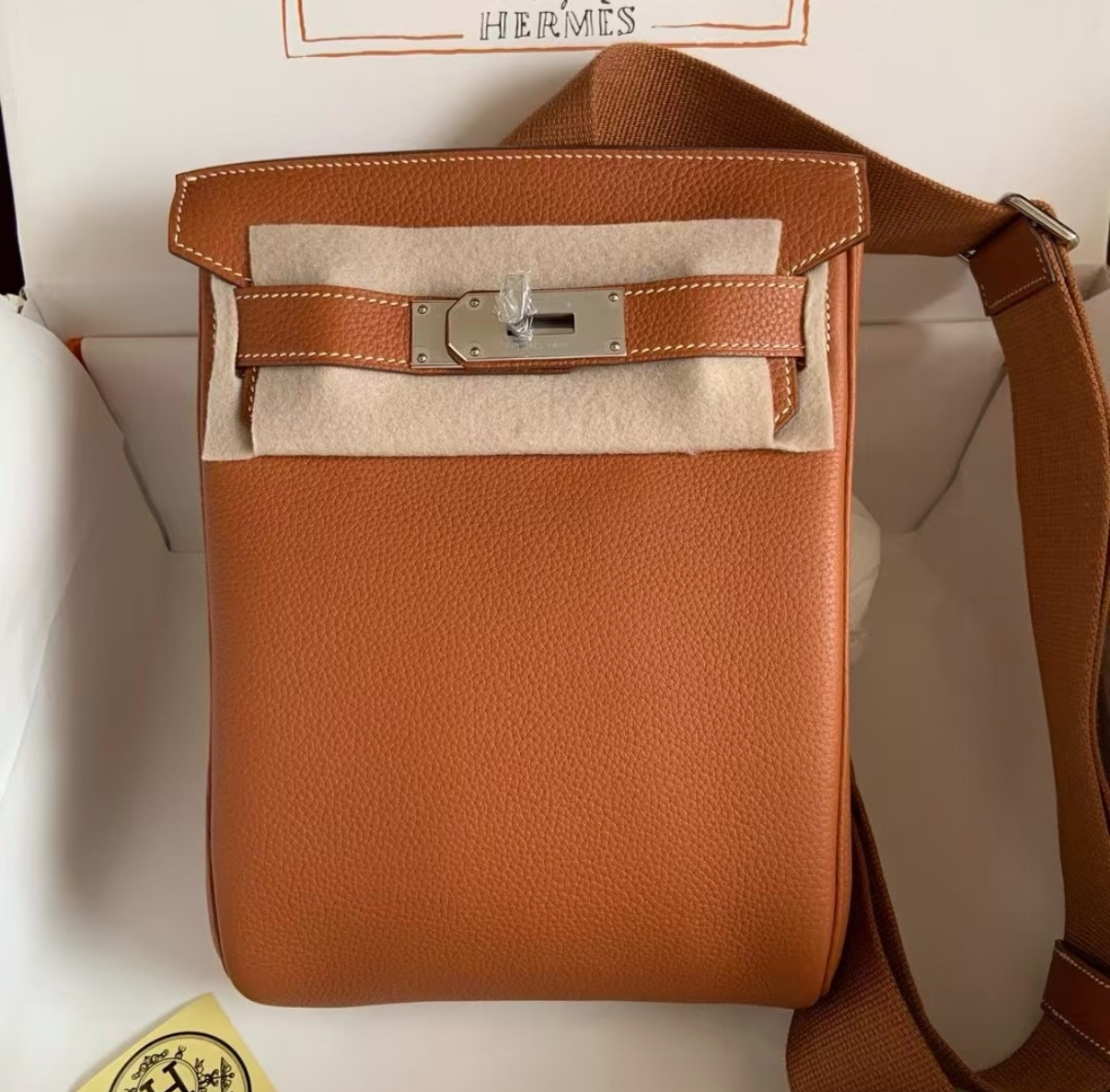 Hermes Hac a Dos pm Gold Togo