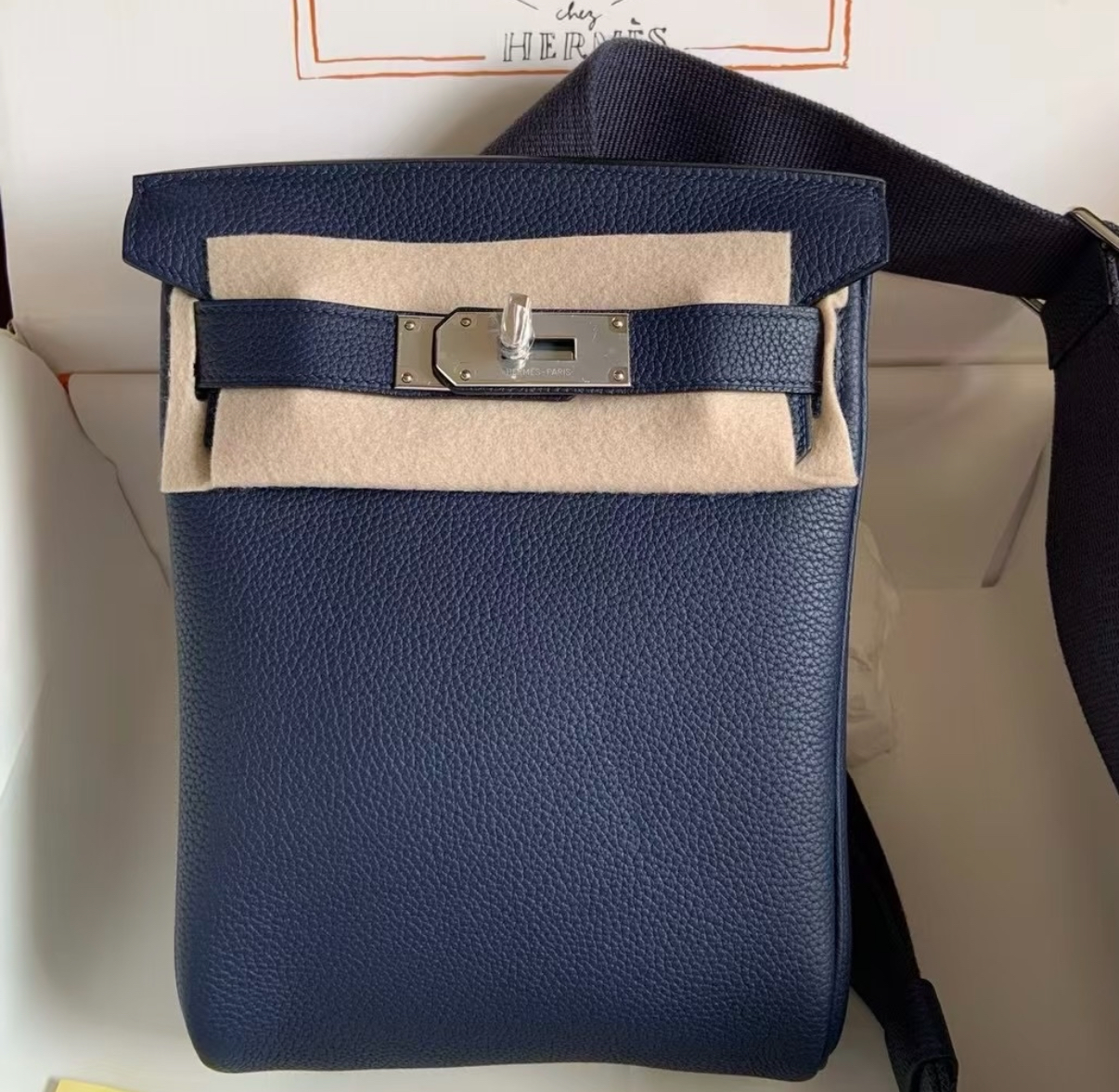Hermes Hac a Dos pm Blue Navy Togo