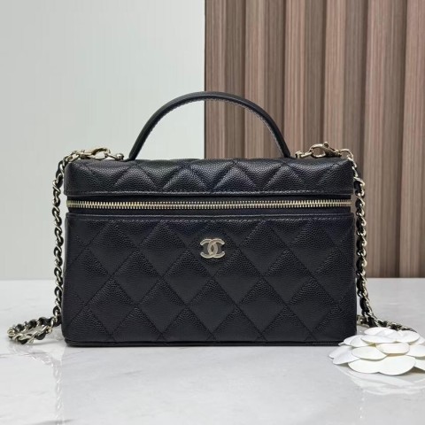 CHANEL 25P LP Mini Box Bag – Classic Black ((19.5cm)