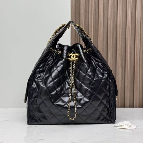 CHANEL 25C Medium Hobo Bag – Black (40x30x15cm)