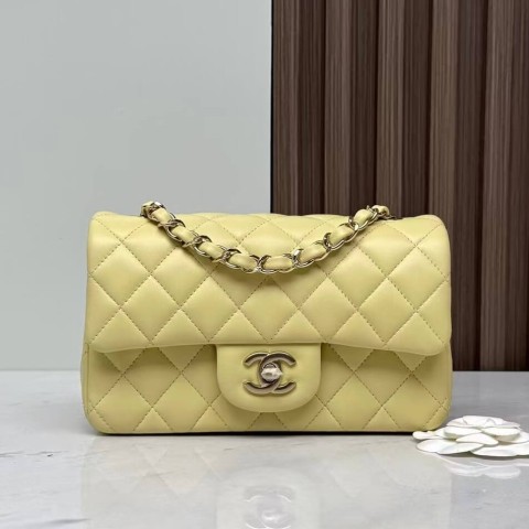CHANEL Classic Flap Mini –  ‘Chick Yellow (20cm)