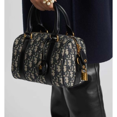 Dior Boston Groove 20 Bag – Vintage Pillow Style (Small Size 20.5×13.5×12 cm)