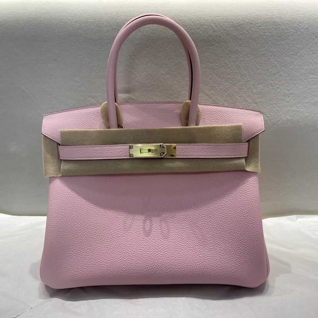 Hermès Birkin 30 Togo 3Q Rose Sakura – Gold Hardware