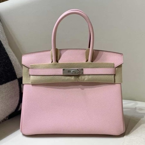 Hermès Birkin 30 Togo 3Q Rose Sakura – Palladium Hardware
