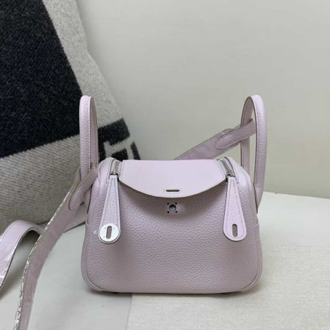 Hermès Mini Lindy 20 TC 09 Dreamy Purple – Palladium Hardware