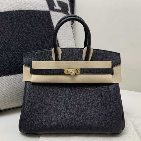 Hermès Birkin 25 Black Togo Leather with Gold Hardware