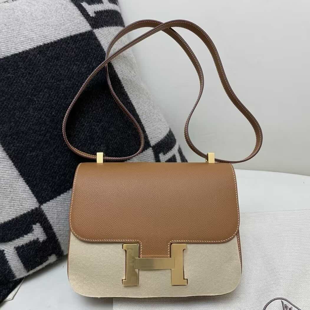Hermès Constance 24 Gold Epsom with Gold Hardware