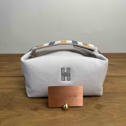  Hermès Bride-à-Brac Pouch PM H Canvas
