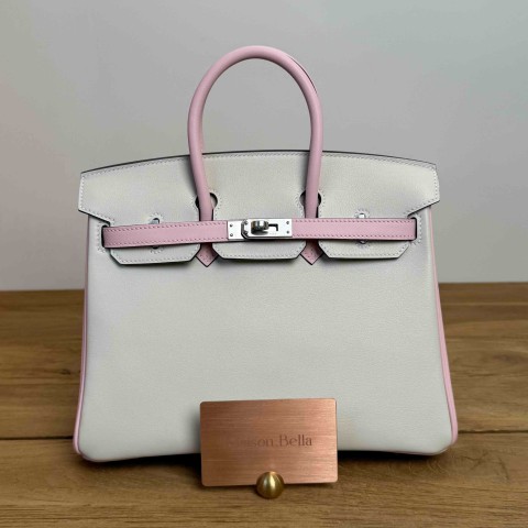 Hermès Birkin25 Swift Craie X Rose Sakura