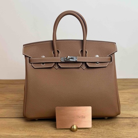Hermès Birkin25 Togo Gold x Palladium