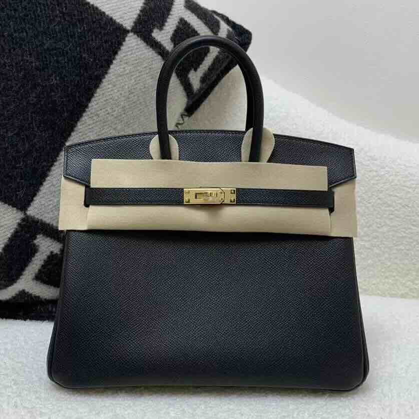 Hermès Birkin 25cm Epsom Leather Black / Gold Hardware