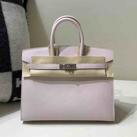 Hermès Birkin 25cm Epsom Dreamy Purple / Palladium Hardware
