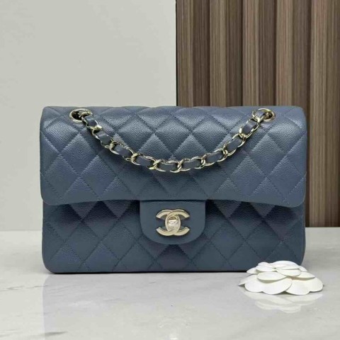 Chanel Classic Flap Bag 23cm Denim Blue / Limited Edition