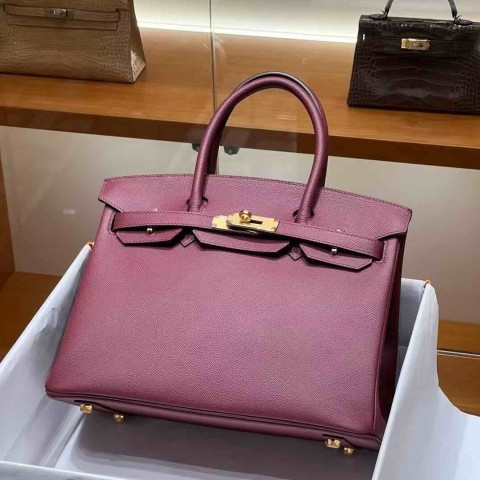 Hermès Birkin 25cm Epsom Bordeaux  / Gold Hardware