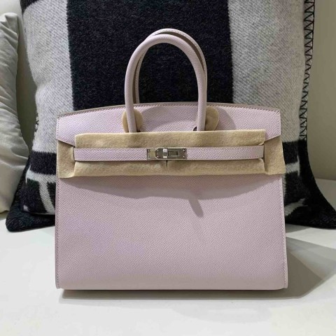 Hermès Birkin 25cm Sellier Epsop 0L Nuage Palladium Hardware