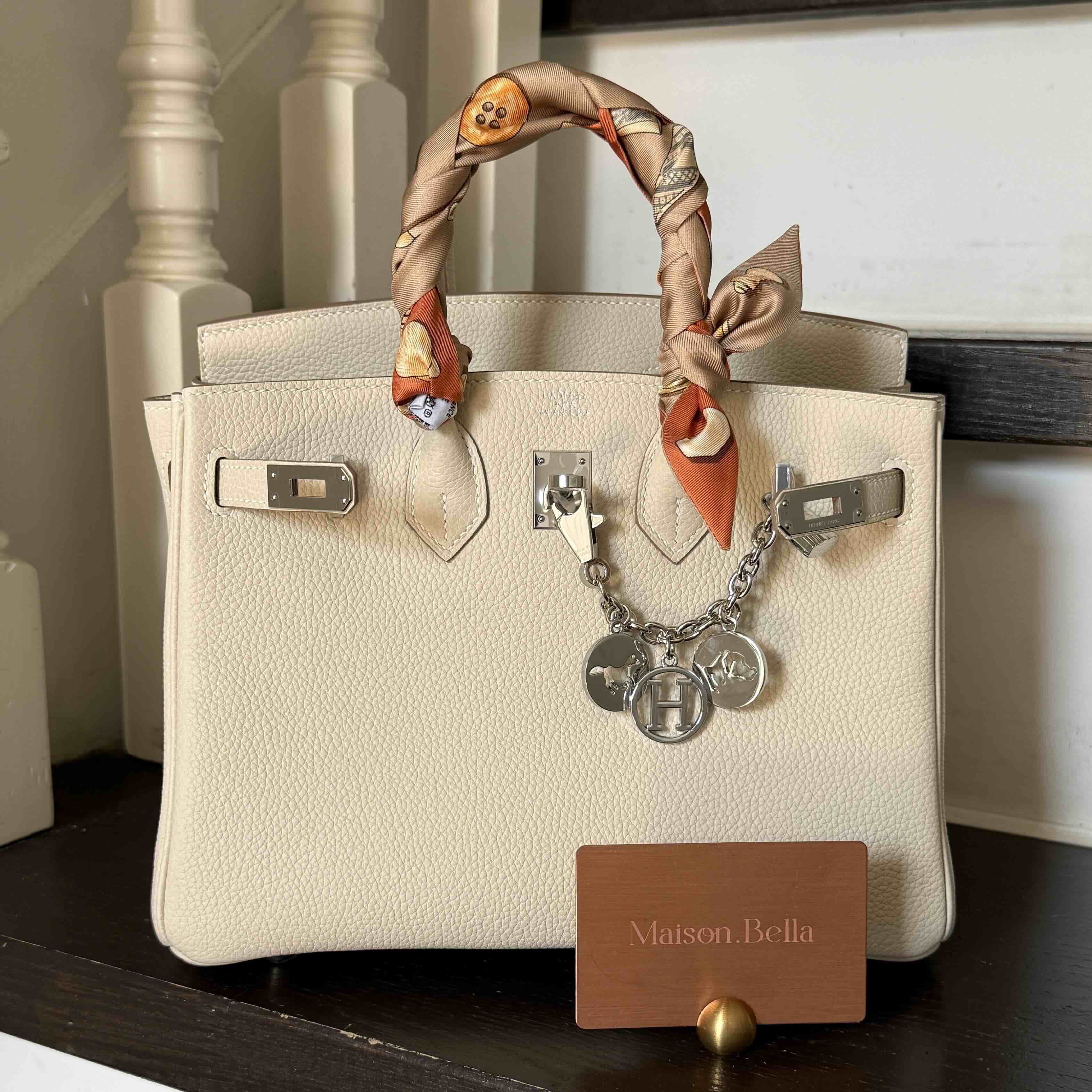 Hermès Birkin25 Togo Craie x PHW