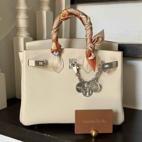 Hermès Birkin25 Togo Craie x PHW