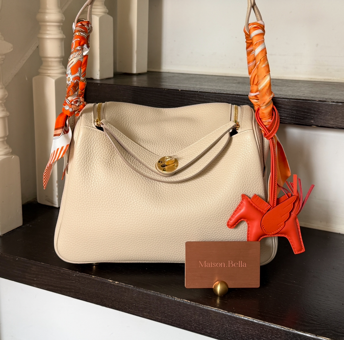 Hermès Lindy30 Clemence Craie x Gold (HCP)