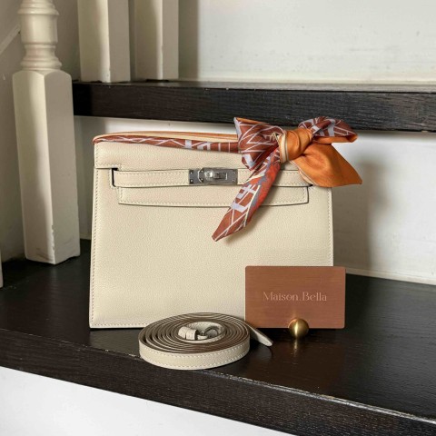 Hermès Danse Evercolor Craie x PHW