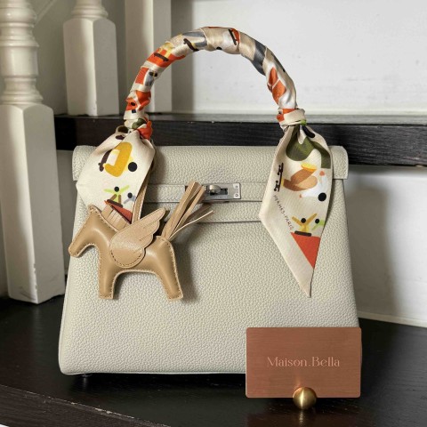 Hermès Kelly25 Togo Gris Perle x PHW
