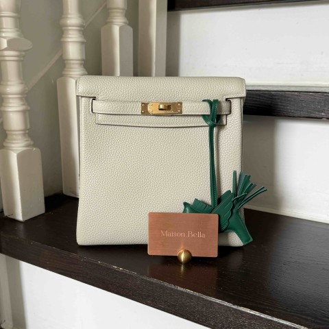 Hermès Kelly Ado Togo Gris Perle x Gold