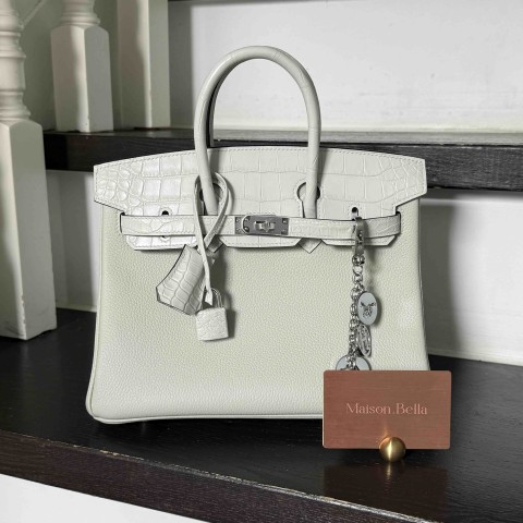 Hermès Birkin25 Touch Vert Pizz x PHW
