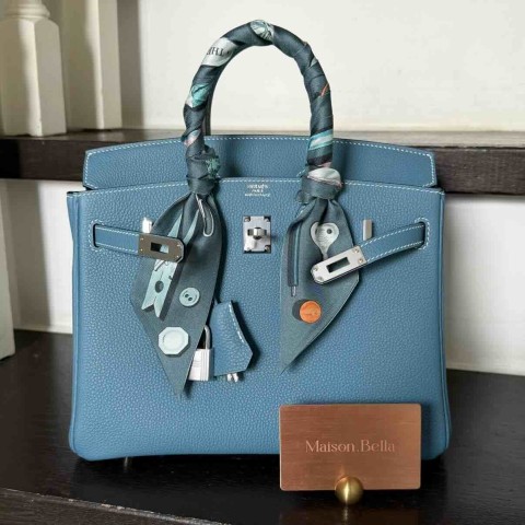 Hermès Birkin25 Togo Bluejean x PHW