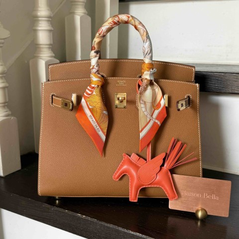 Hermès Birkin25 Epsom Gold x Gold