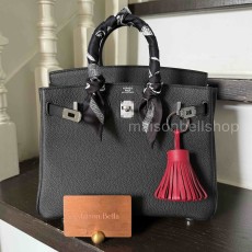 Hermès Birkin 25 Noir Togo x Palladium Hardware