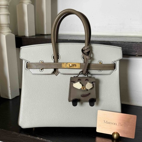 Hermes Birkin 25 Misore Epsom with Palladium Hardware