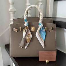 Hermès Birkin25 Epsom Etoupe x Gold Hardware 