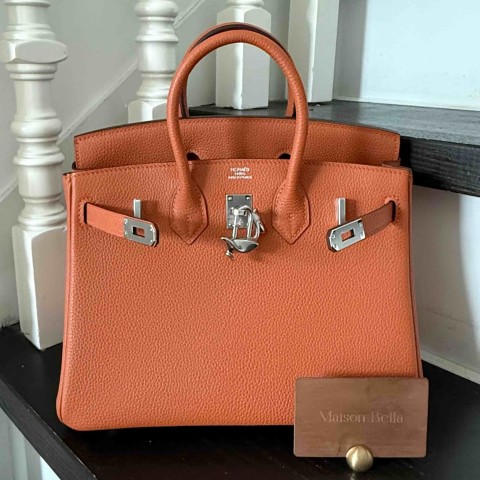 Hermès Birkin25 Orange x PHW