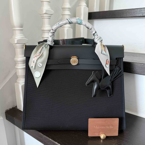 Hermès Herbag31 Noir x GHW