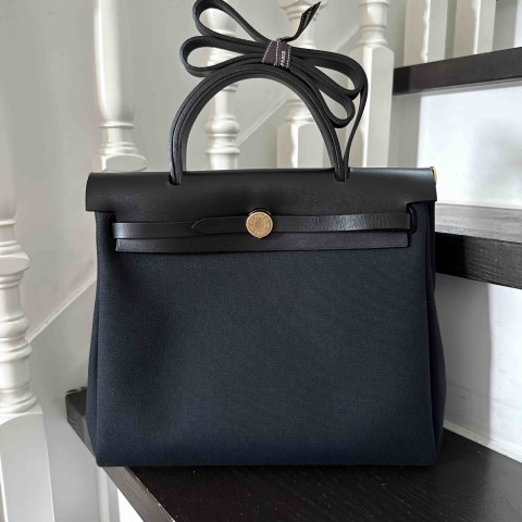 Hermès Herbag31 Noir x GHW