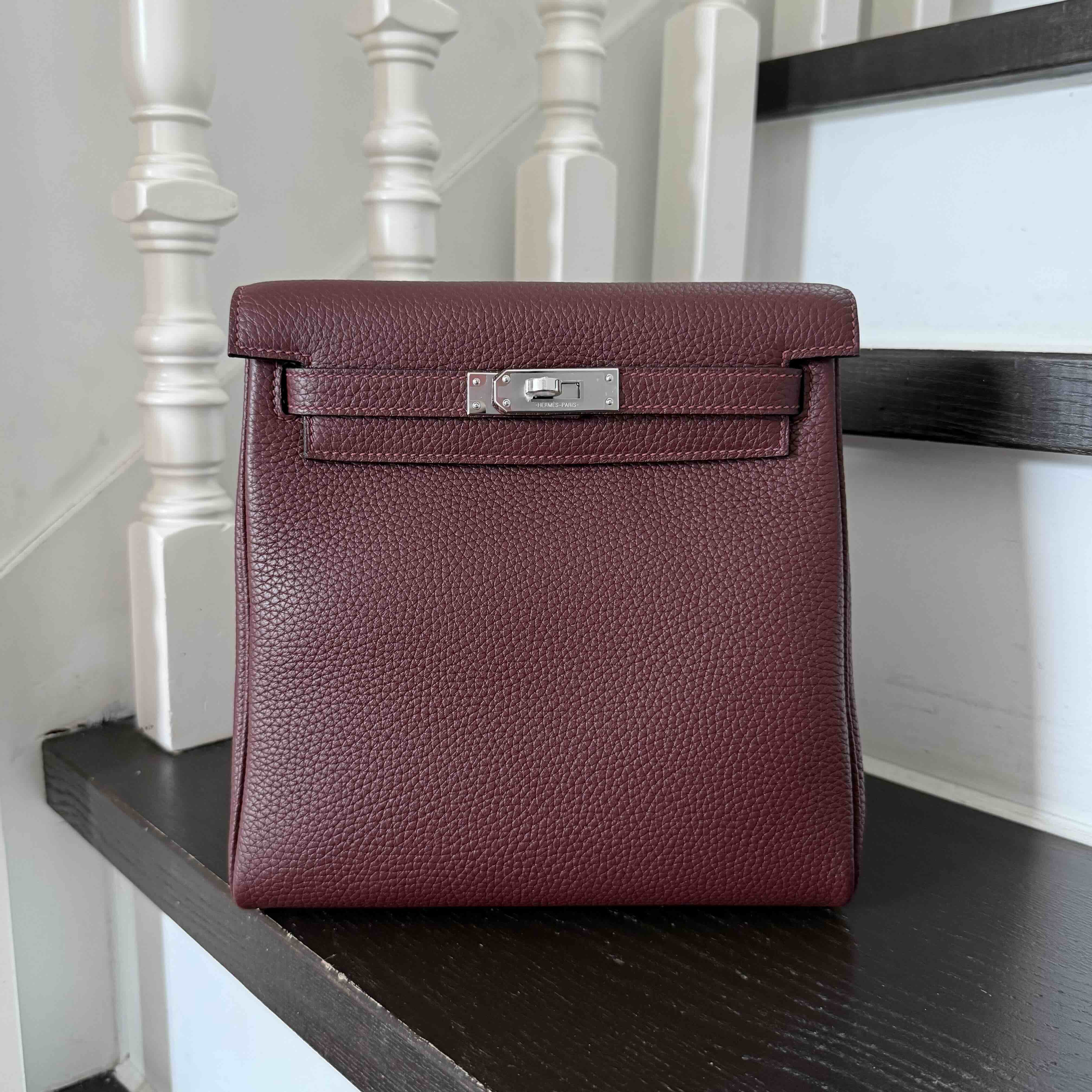 Hermès Kelly Ado Togo Rouge H x PHW