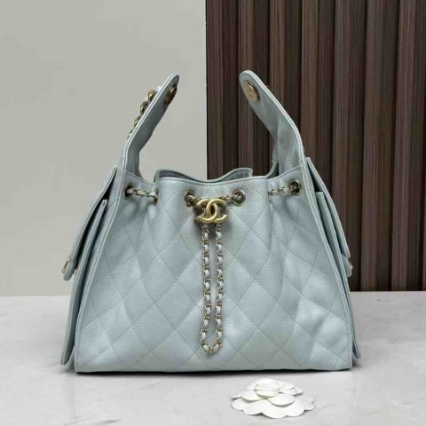 Chanel 25C Hobo Small – Baby Blue Size: 30 × 26 × 14 cm