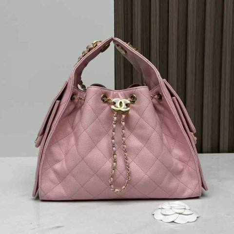 Chanel 25C Hobo Small – Pink Size: 30 × 26 × 14 cm