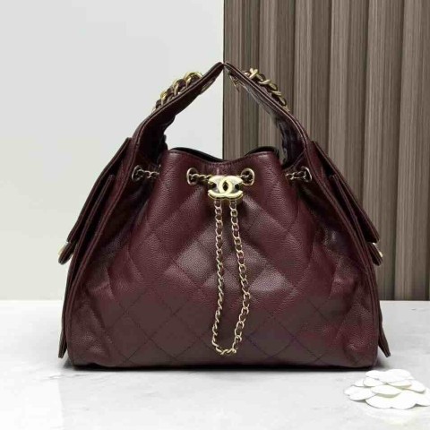 Chanel 25C Hobo Small Burgundy 30 × 26 × 14 cm
