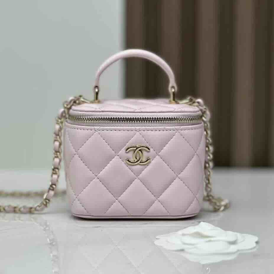 Chanel 22P Handle Mini Flap Box – Sakura Pink Size: 17 cm