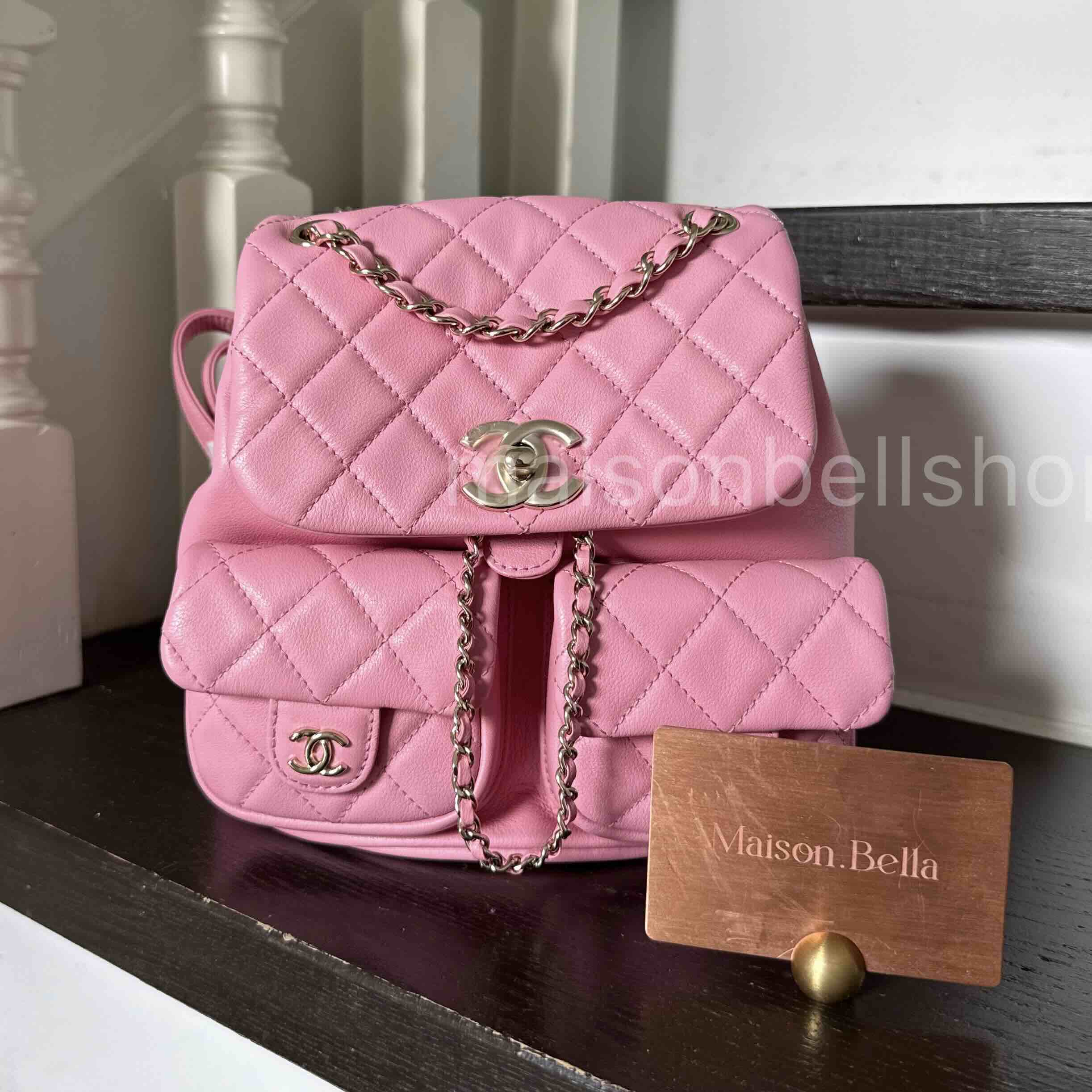 CHANEL Duma Backpack–Pink