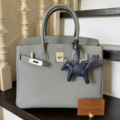 Hermès Birkin 30 Togo Gris Mouette x Palladium Hardware